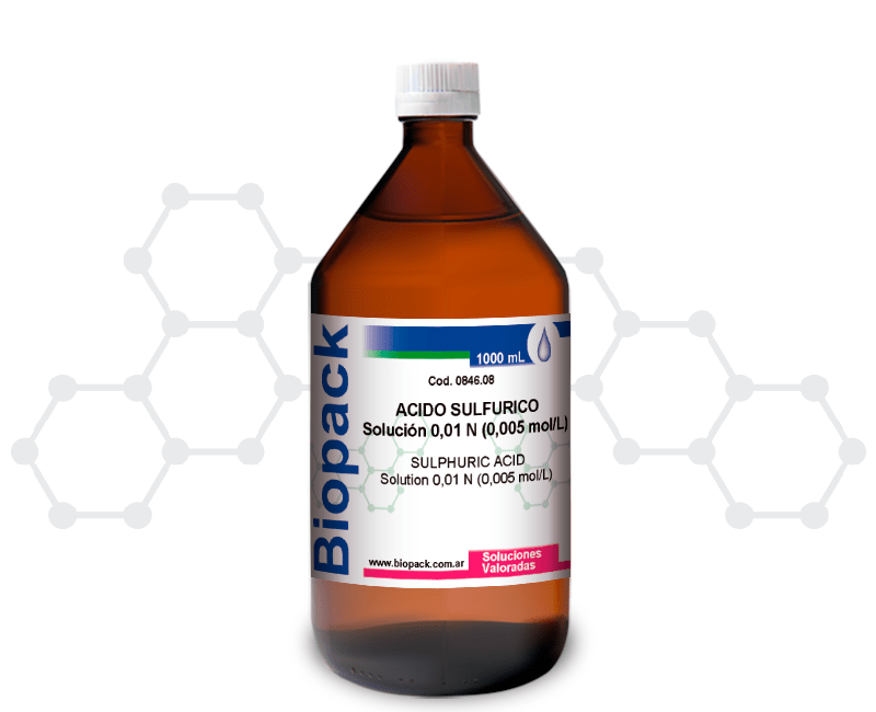 ACIDO SULFURICO Solución 0,01 N (0,005 mol/L)