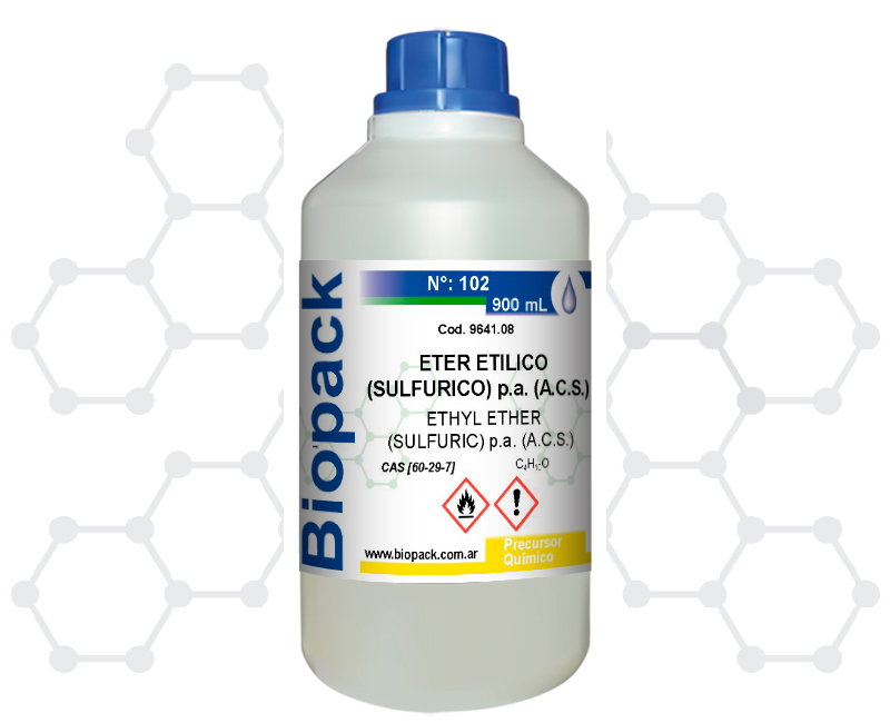ETER ETILICO (SULFURICO) p.a. (A.C.S.)